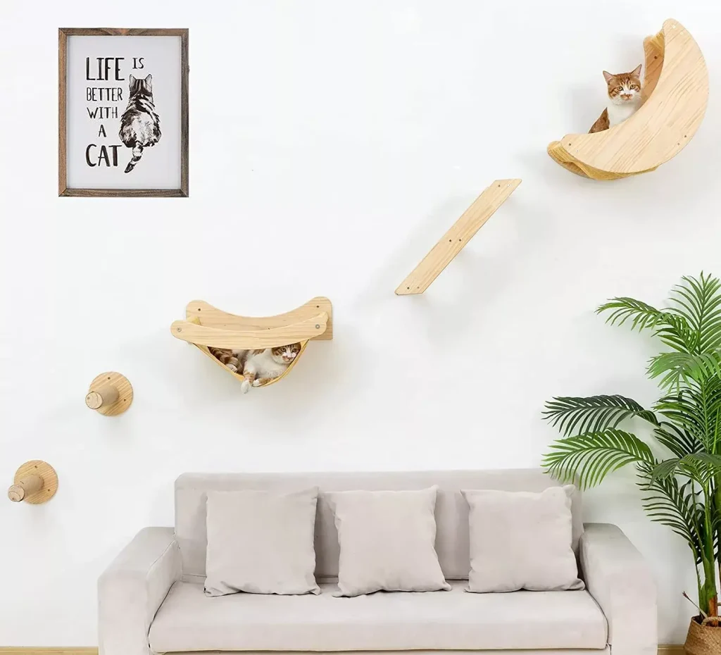 Cat Shelves and Perches Wall Mounted Cat Hammock